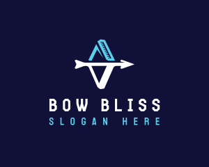 Bow - Arrow Bow Archery logo design