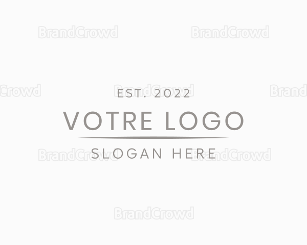 Classy Minimalist Boutique Logo