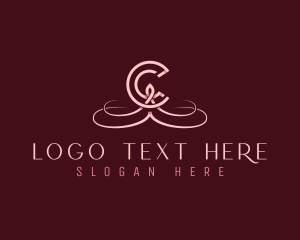 Crown - Elegant Feminine Letter C logo design