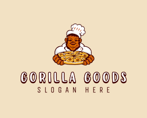 Chef Gorilla Pizza logo design