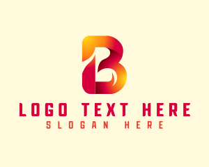 Programming - Technology Modern Letter B logo design