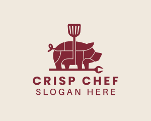 Pork Barbecue Grill  logo design