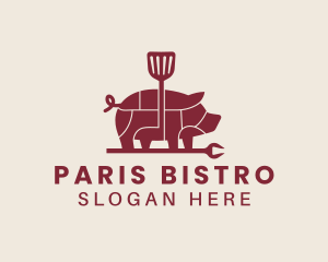 Pork Barbecue Grill  logo design