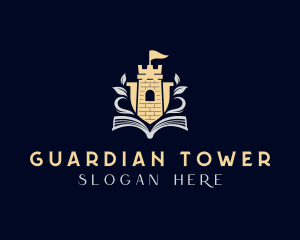 Castle Tower Book logo design