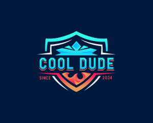 Fire Ice Cooling logo design