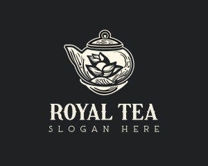 Bohemian Herbal Teapot Tea logo design