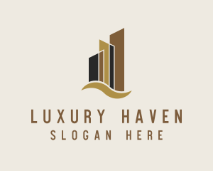 Luxury Building Propery logo design