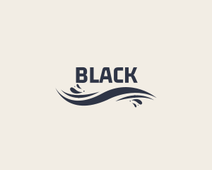 Surf - Wave Ocean Wordmark logo design