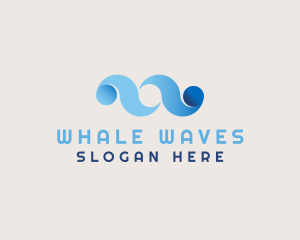 Wave Resort Getaway logo design