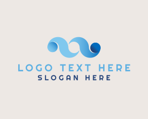 Surf - Wave Resort Getaway logo design