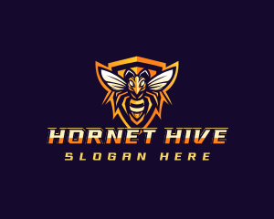 Shield Hornet Gaming logo design