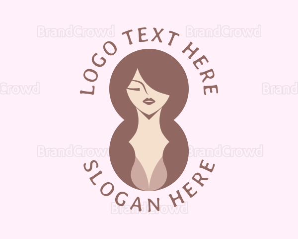 Elegant Woman Hair Salon Logo