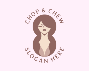 Wigs - Elegant Woman Hair Salon logo design