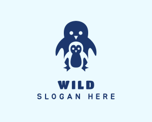Blue - Blue Penguin Animal logo design