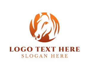 Wild Horse Stallion Logo