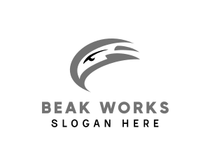 Hawk Falcon Bird logo design