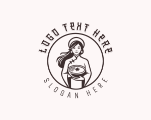 Asian Cuisine Chef Logo