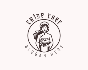 Asian Cuisine Chef logo design