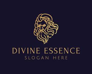 Deity - Gold Greek Mythology God logo design