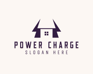 Power Energy Lightning logo design