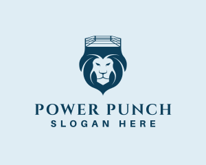 Boxing - Wild Lion Wrestling logo design