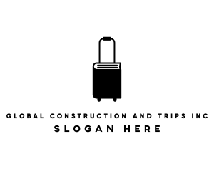 Stroller Book Suitcase logo design
