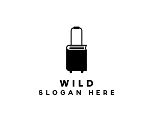 Book - Stroller Book Suitcase logo design