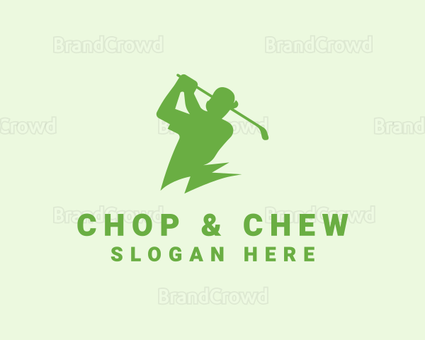 Golfer Golf Sports Logo