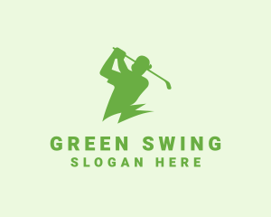 Golf - Golfer Golf Sports logo design