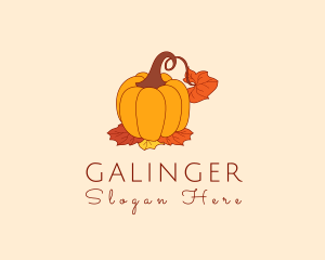 Marketplace - Fall Season Pumpkin logo design