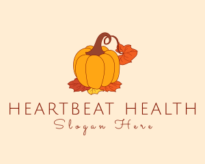 Store - Fall Season Pumpkin logo design