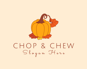 Multicolor - Fall Season Pumpkin logo design