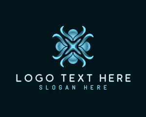 Human Resources - Organization Group People logo design