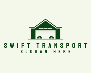 Warehouse Sorting Transport logo design