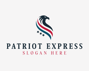 Patriotic Eagle Aviary logo design