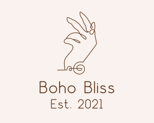 Boho Hand Accessories logo design