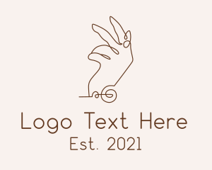 Macrame - Boho Hand Accessories logo design