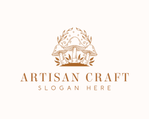 Magical Mushroom Crafts logo design