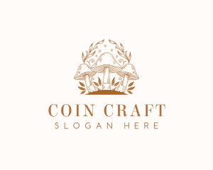 Magical Mushroom Crafts logo design