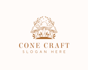 Magical Mushroom Crafts logo design