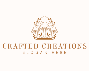 Magical Mushroom Crafts logo design