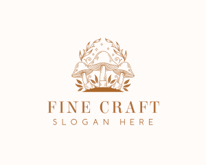 Magical Mushroom Crafts logo design