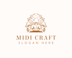 Magical Mushroom Crafts logo design