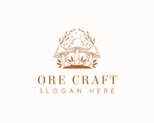 Magical Mushroom Crafts logo design