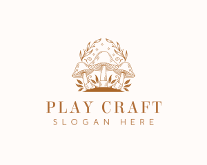 Magical Mushroom Crafts logo design