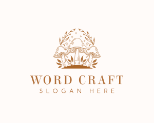 Magical Mushroom Crafts logo design