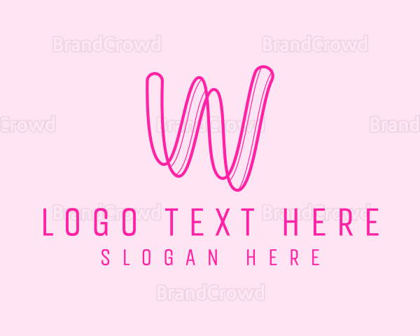 Fashion Brand Letter W Logo
