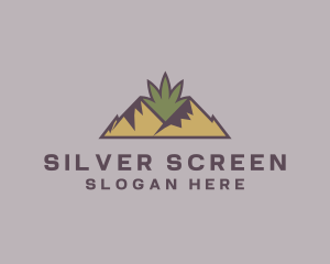 Mountain Cannabis Weed Logo