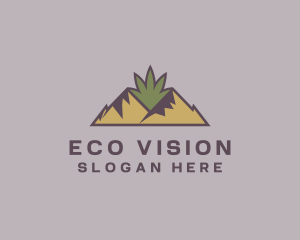 Mountain Cannabis Weed logo design