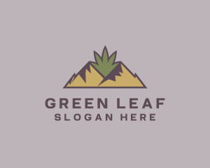 Mountain Cannabis Weed logo design